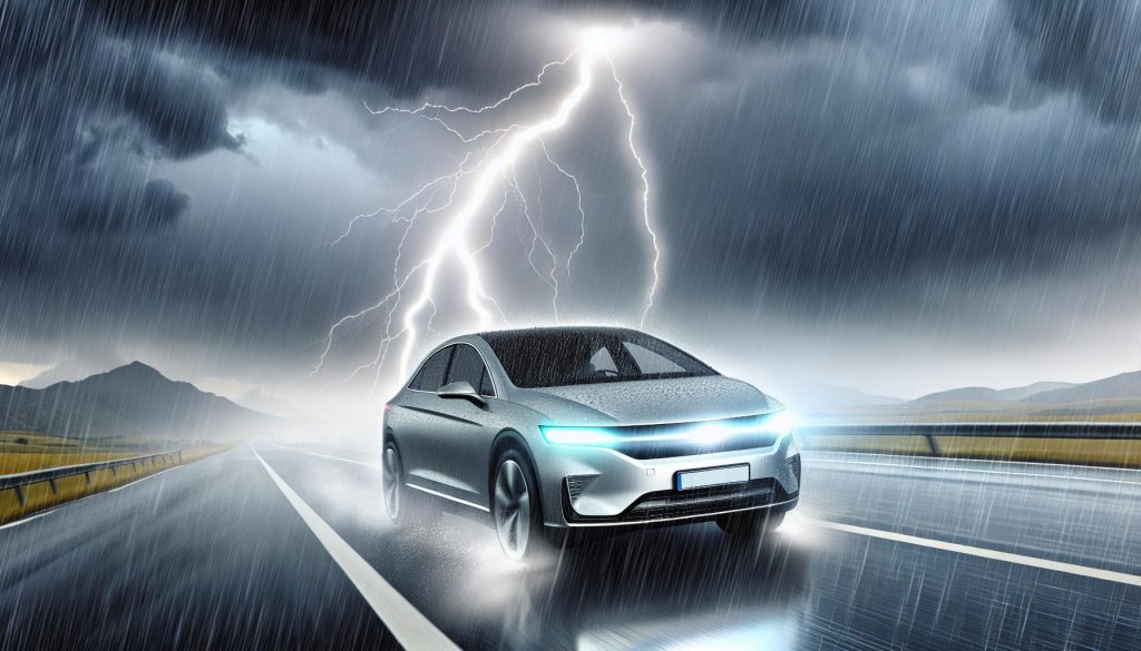 Zastihla vás bouřka při jízdě? Zachovejte chladnou hlavu