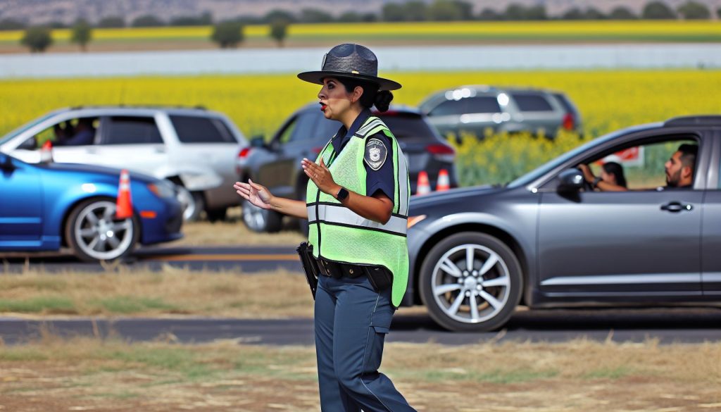 Řízení provozu na křižovatce policistou: Zopakujte si základní pokyny