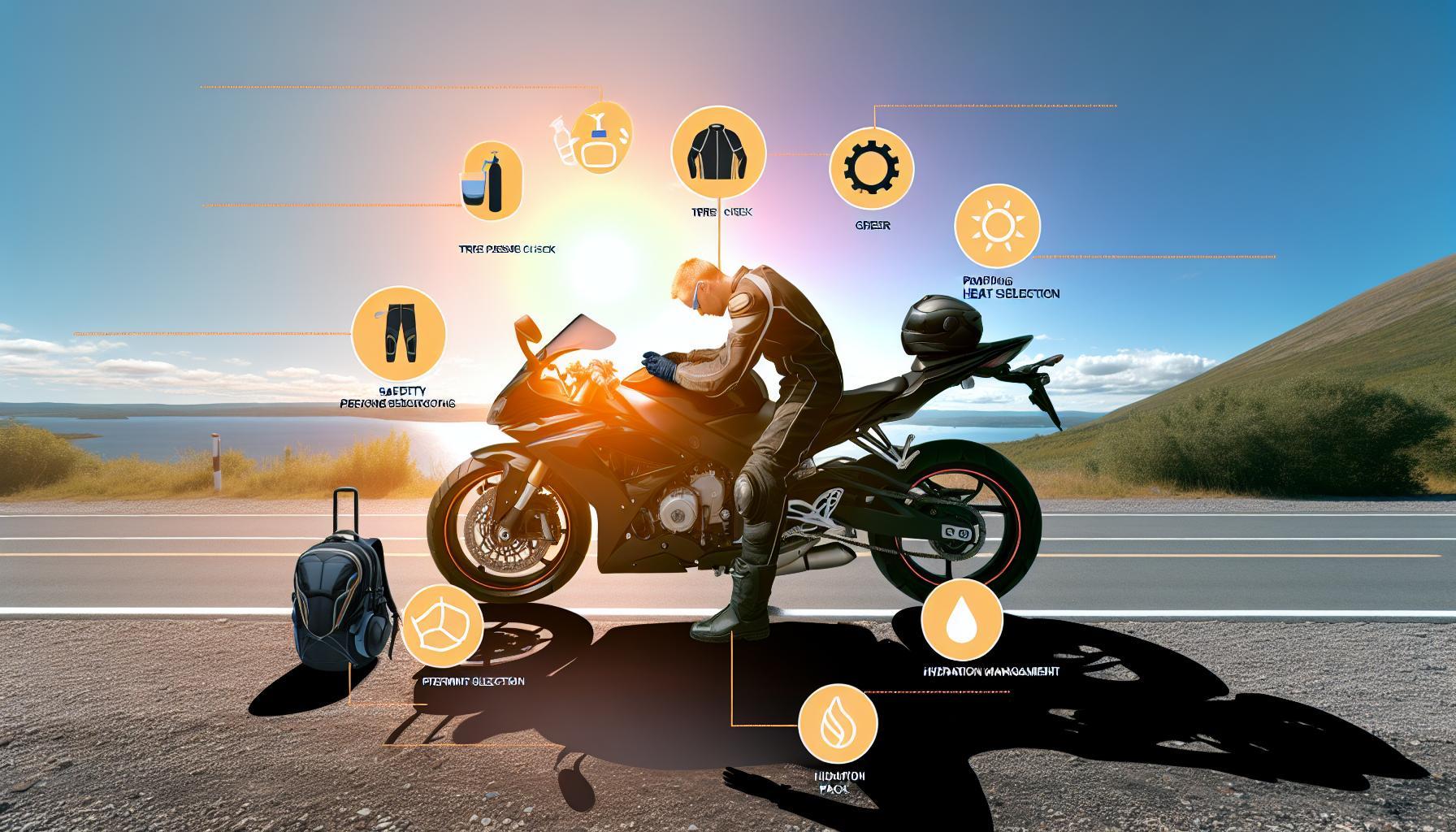 V čem vyrazit v létě na motorce? Praktické tipy pro jezdce