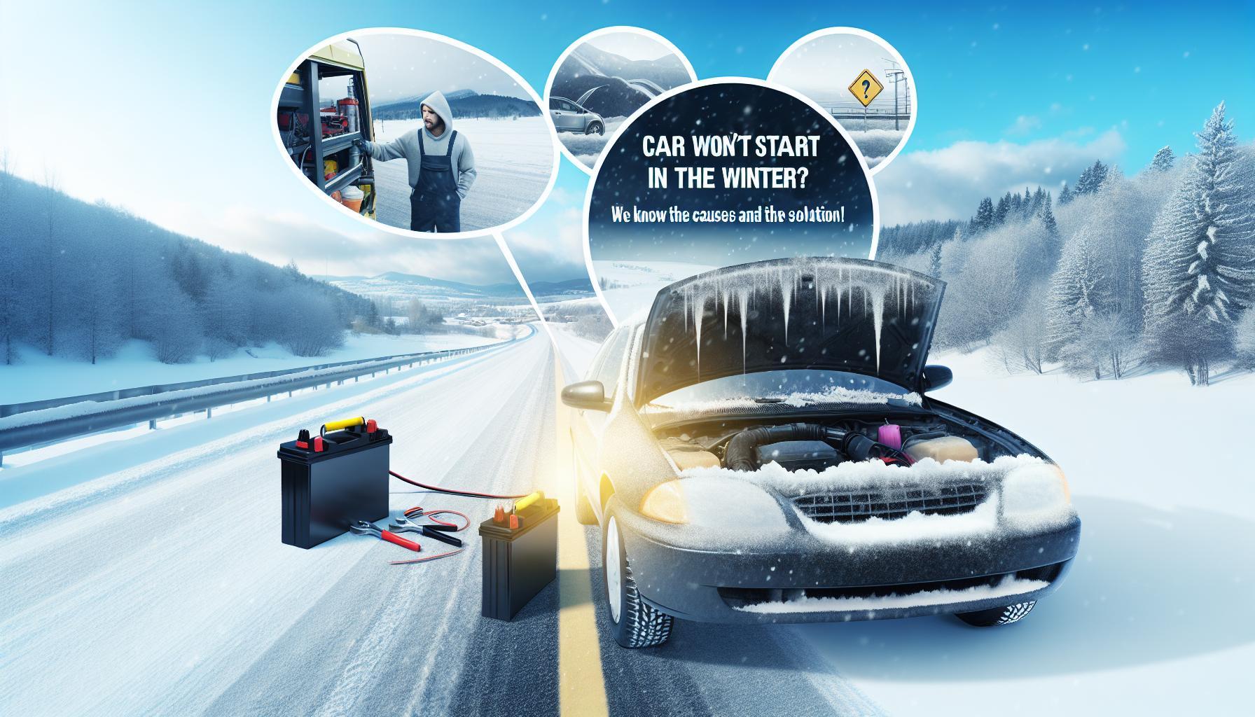 Auto v zimě nestartuje? Známe příčiny i řešení!
