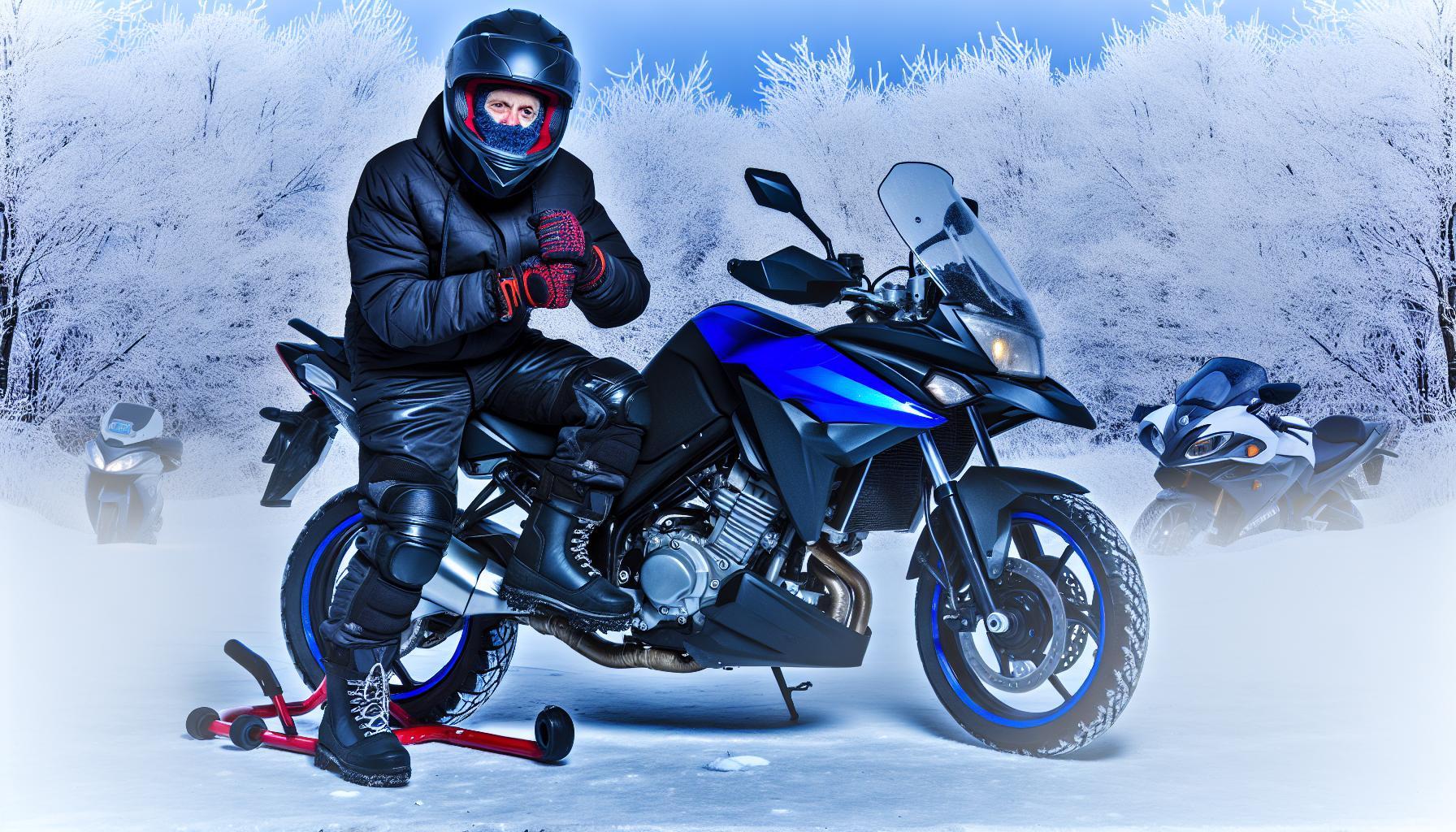 Jak si užít zimní jízdu na motorce nebo skútru a nezmrznout?