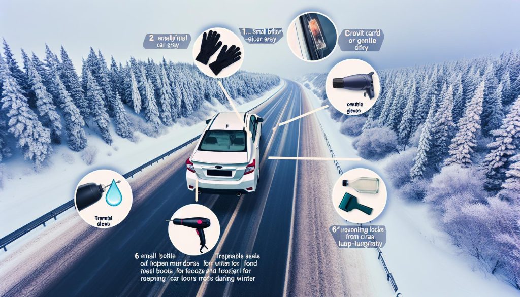 6 tipů, jak na zamrzlé dveře u auta během zimy!