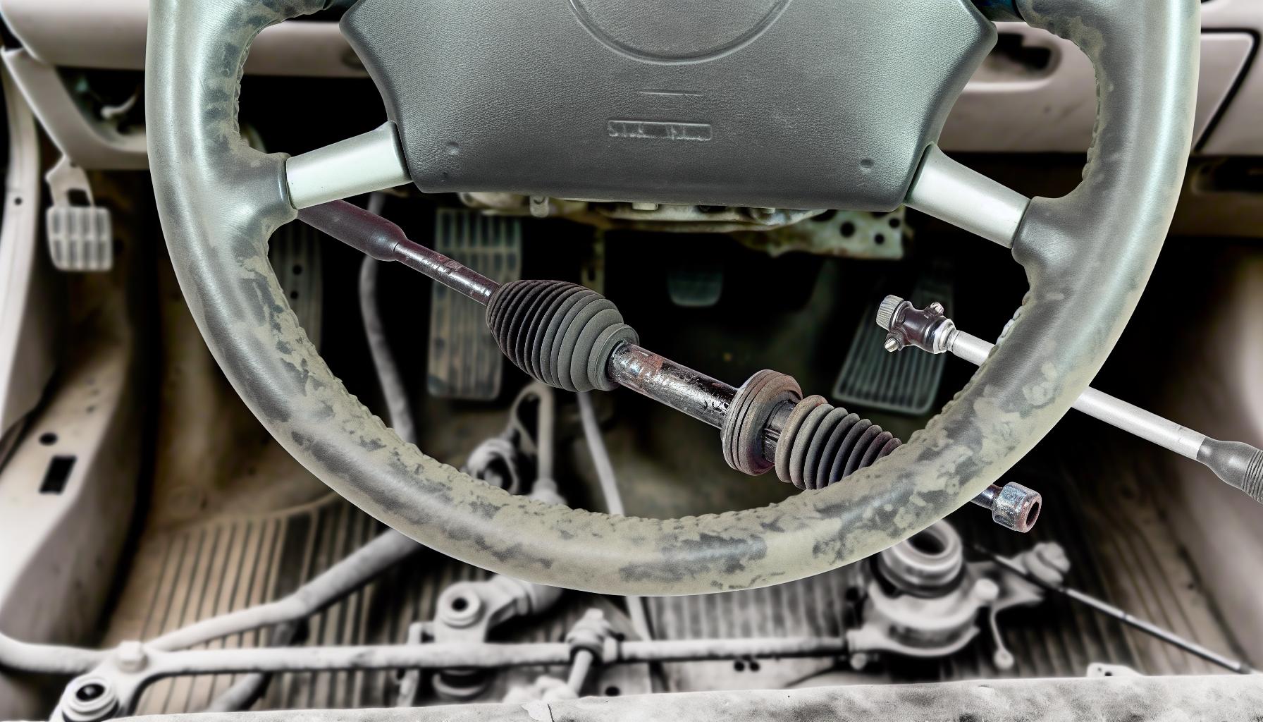 Opotřebované části řízení a jejich vliv