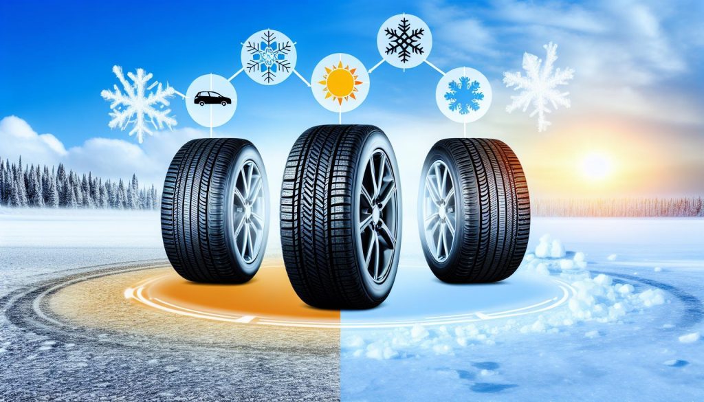 Celoroční pneumatiky: Jak se liší od zimních a letních?