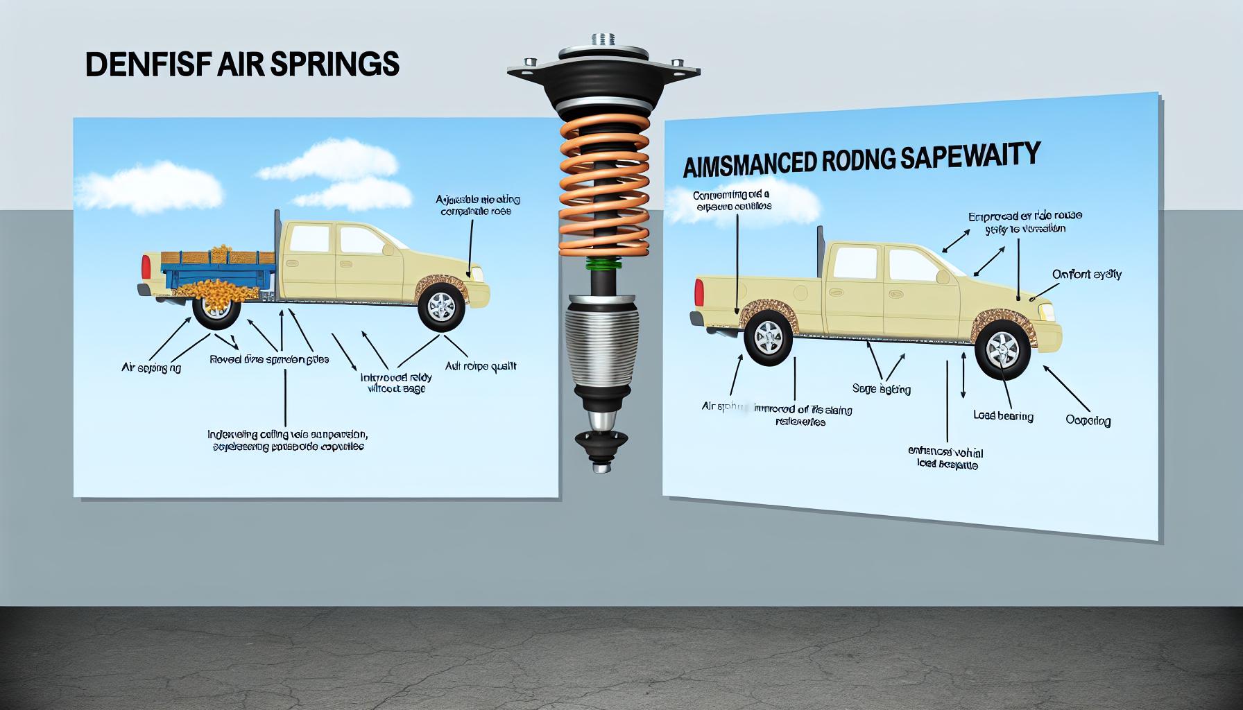 Klíčové výhody vzduchových pružin