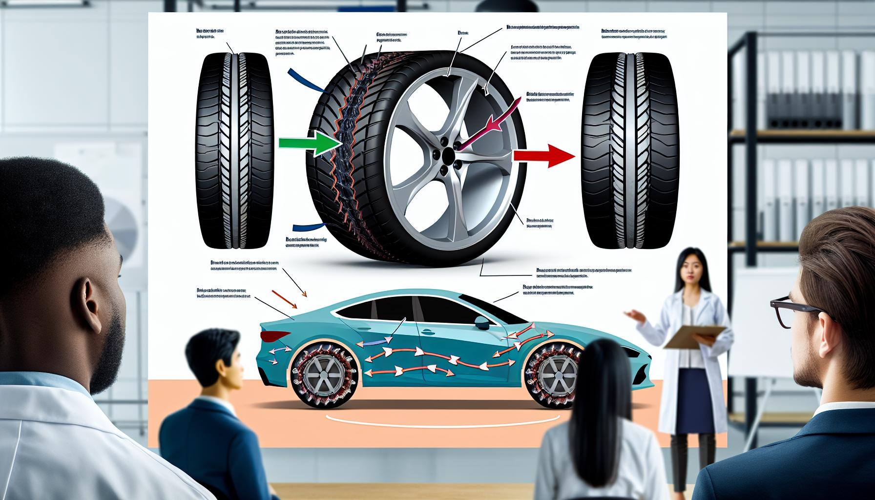 Jak diagonální pneumatiky ovlivňují výkon