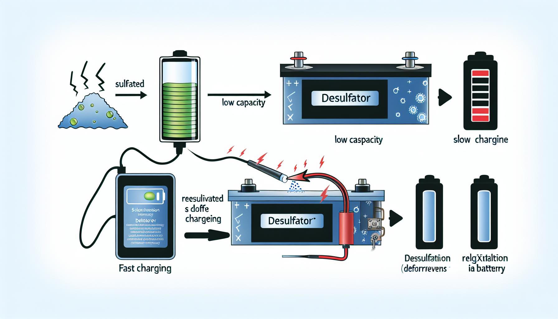 Jak desulfátor zlepšuje výkon baterie