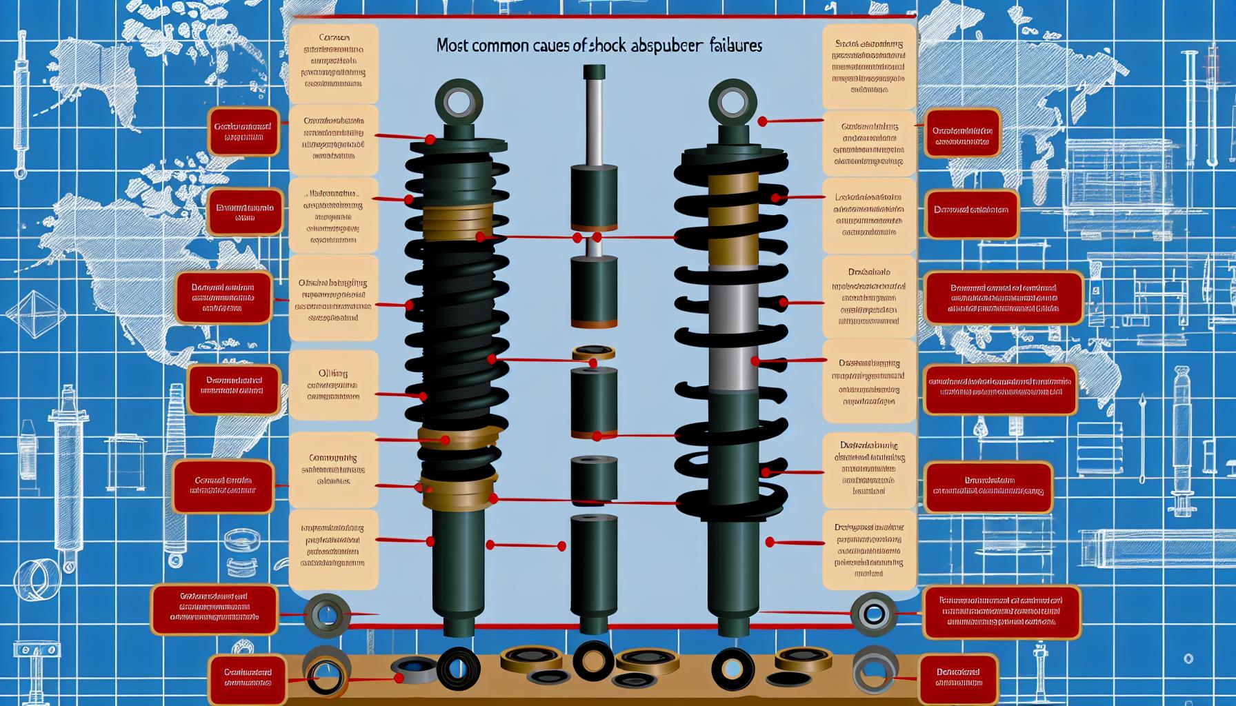 Nejčastější příčiny poruch tlumičů