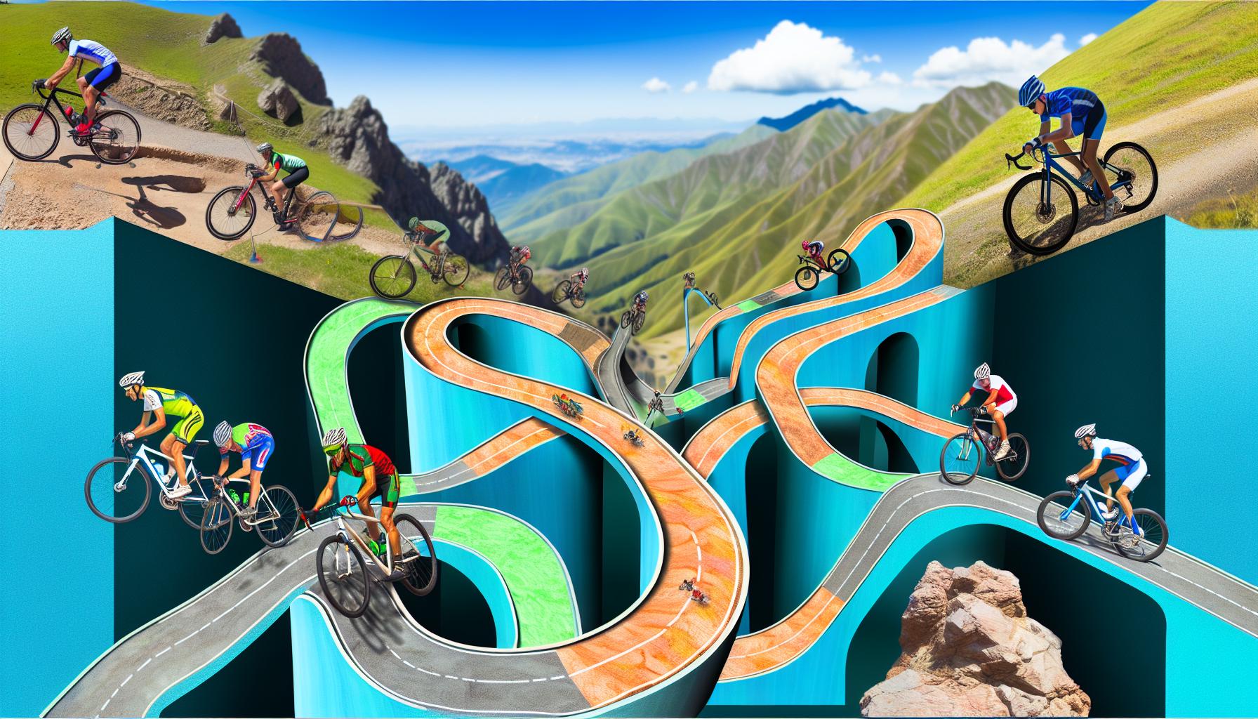 Náročné cyklotrasy pro zkušené jezdce