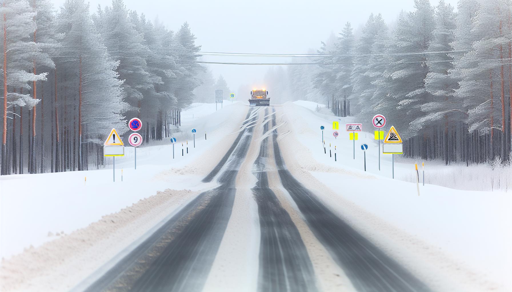 Dopravní značky a zimní bezpečnost