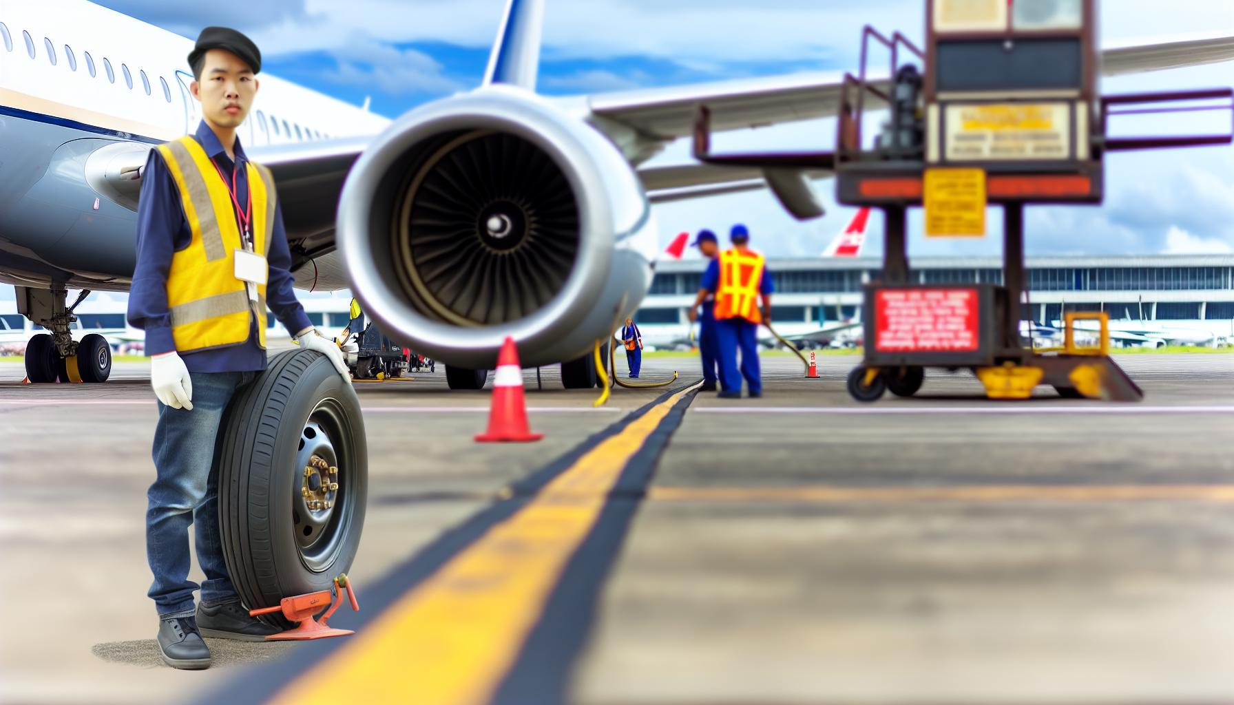 Bezpečnost pneumatik v letectví