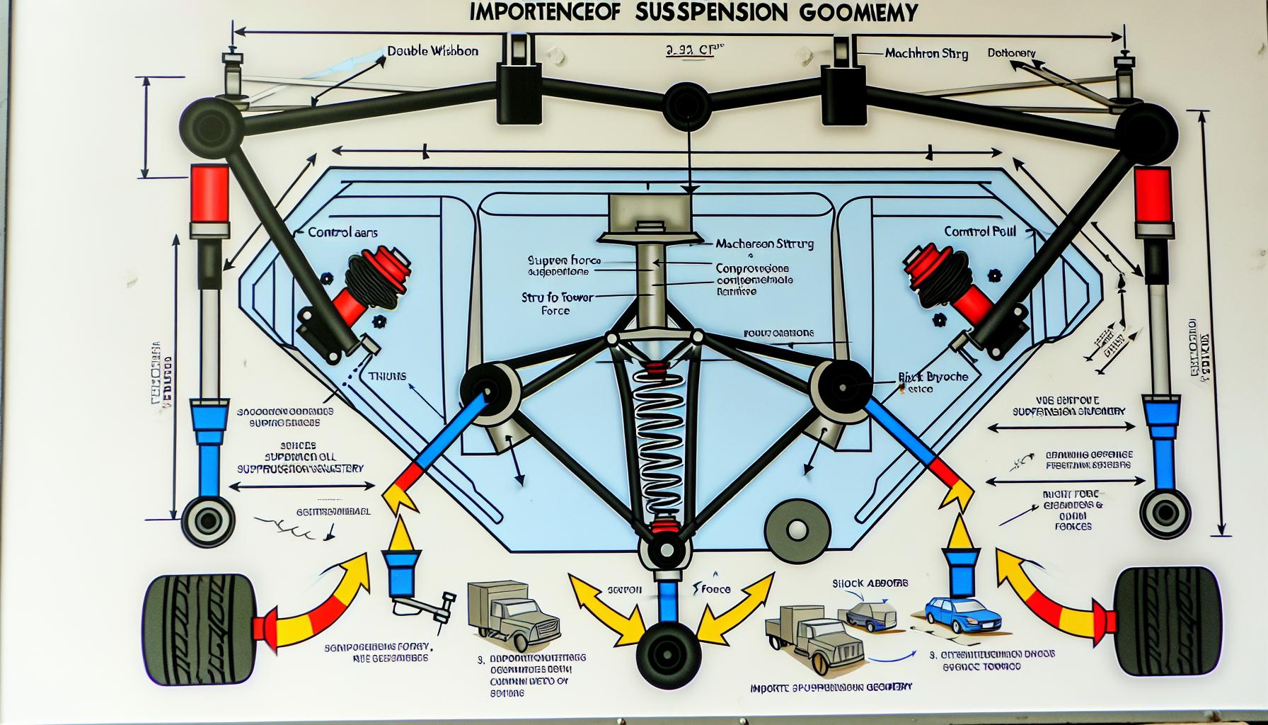 Důležitost geometrie zavěšení vozidla