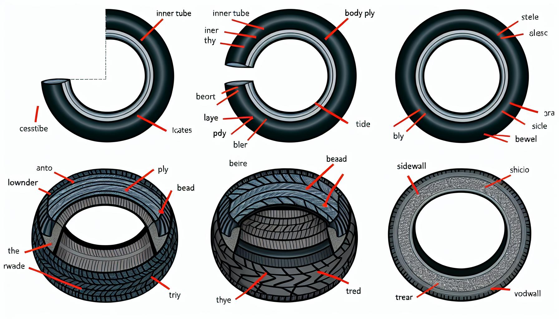 Jaké materiály tvoří pneumatiky?