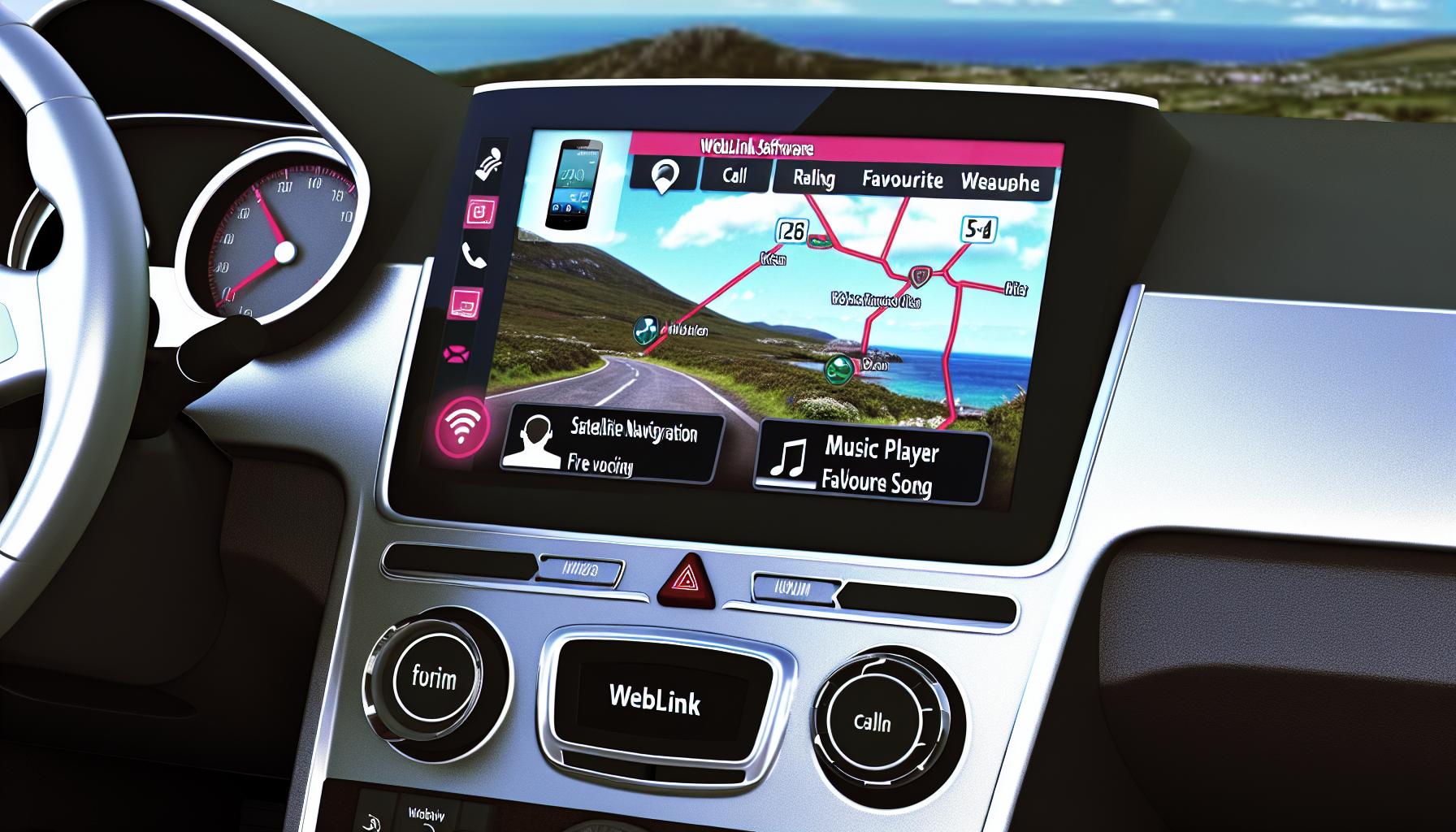 Výhody používání WebLink v autě