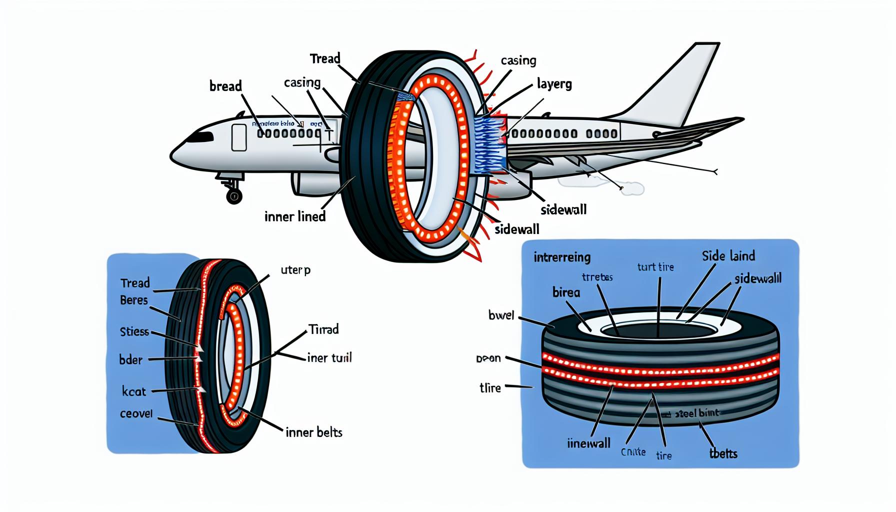 Jak fungují pneumatiky letadel