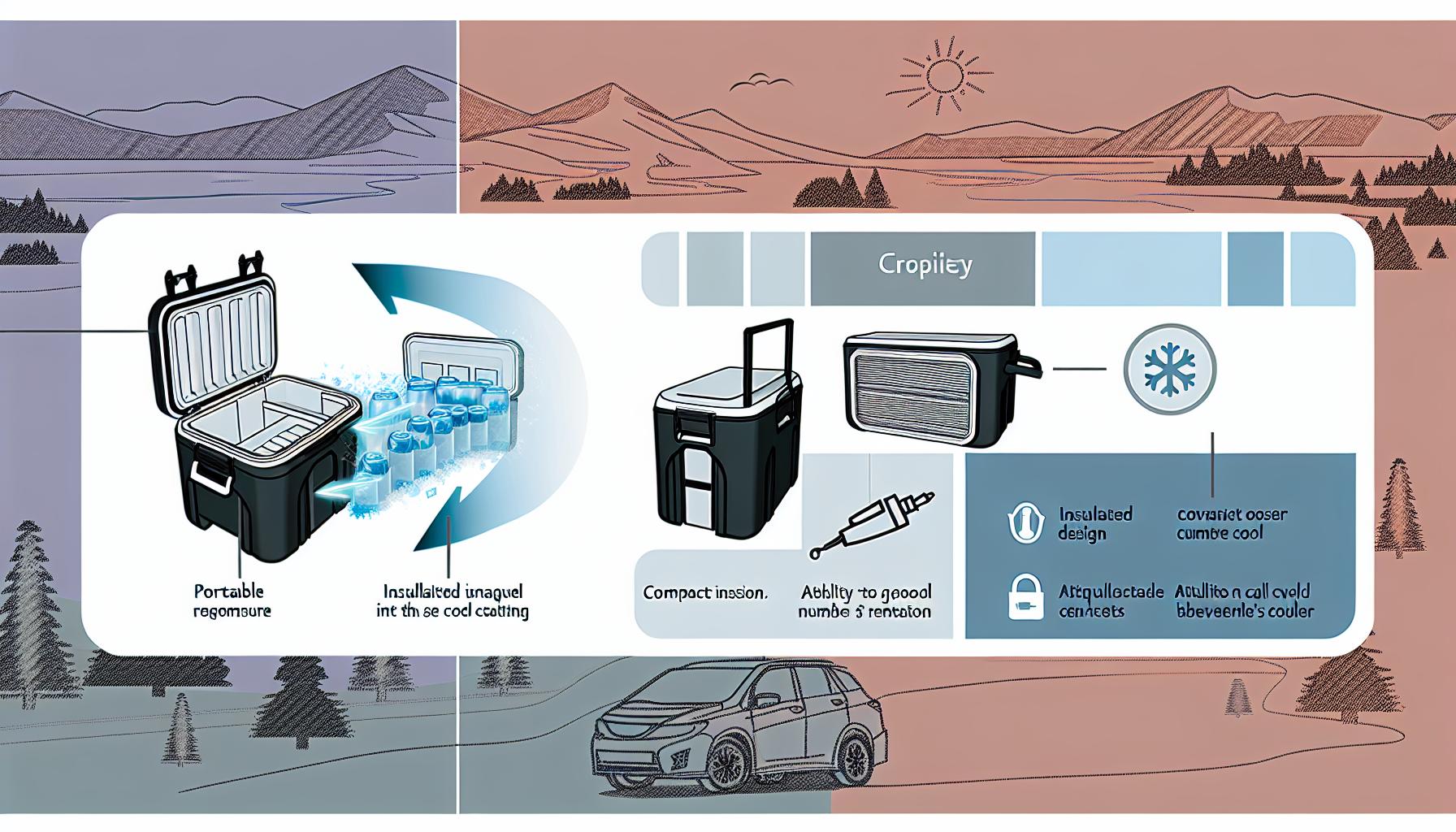 Klíčové vlastnosti autochladniček
