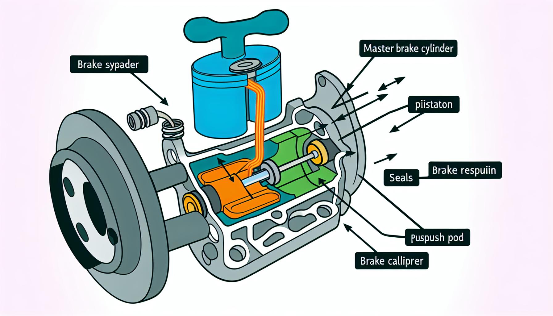 Hlavní brzdový válec a jeho úloha