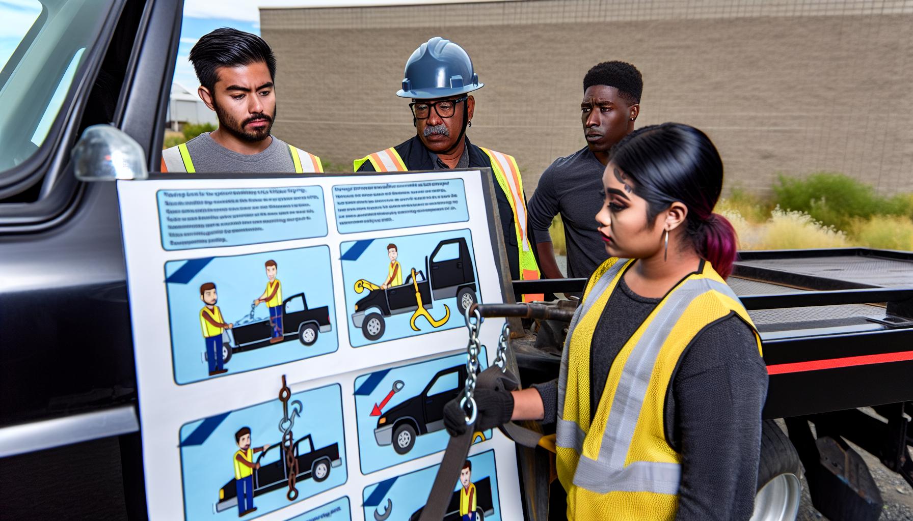 Bezpečnostní postupy při odtahu