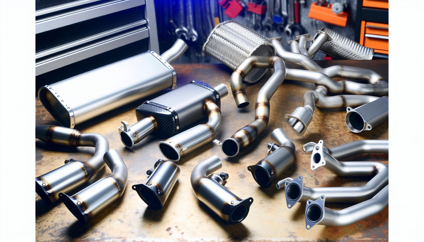 Laděný výfuk pro výkonové automobily