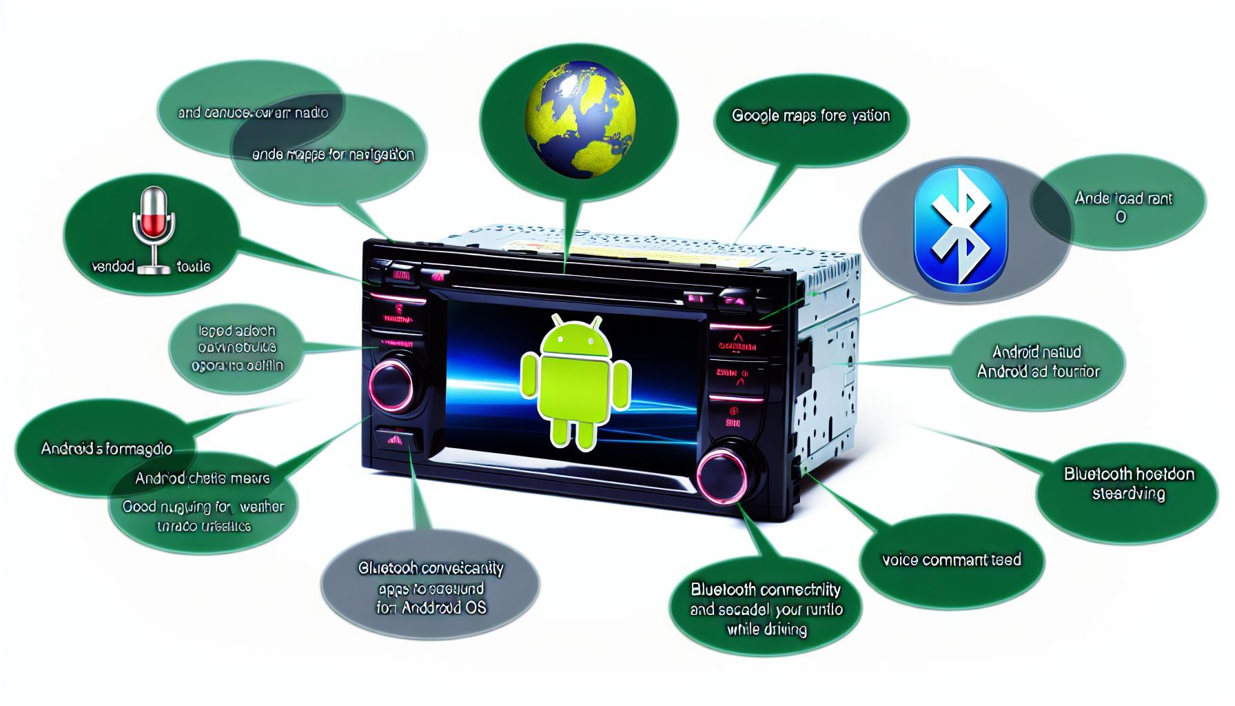 Klíčové funkce autorádií s Androidem