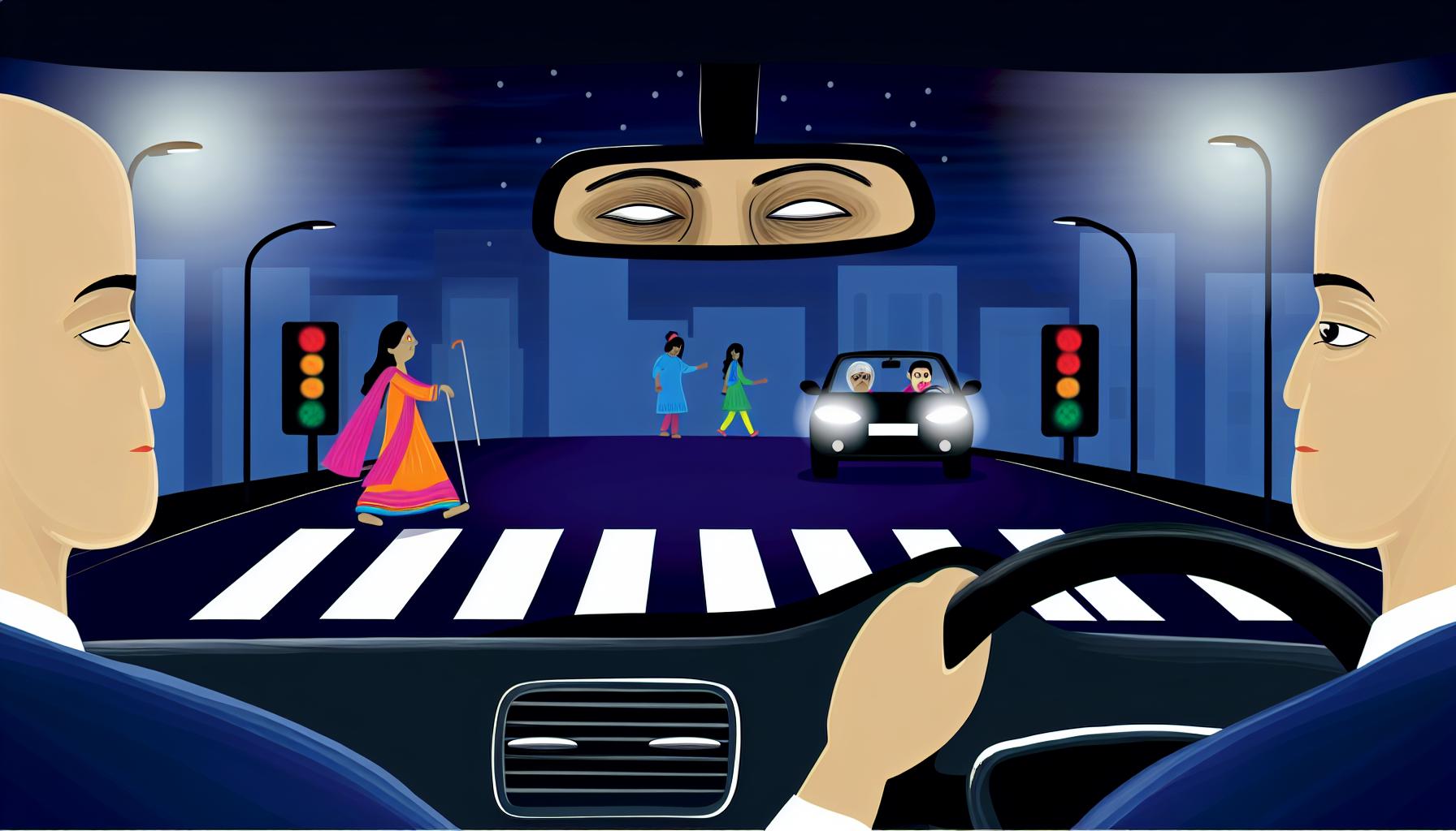 Důsledky slabého zraku při řízení