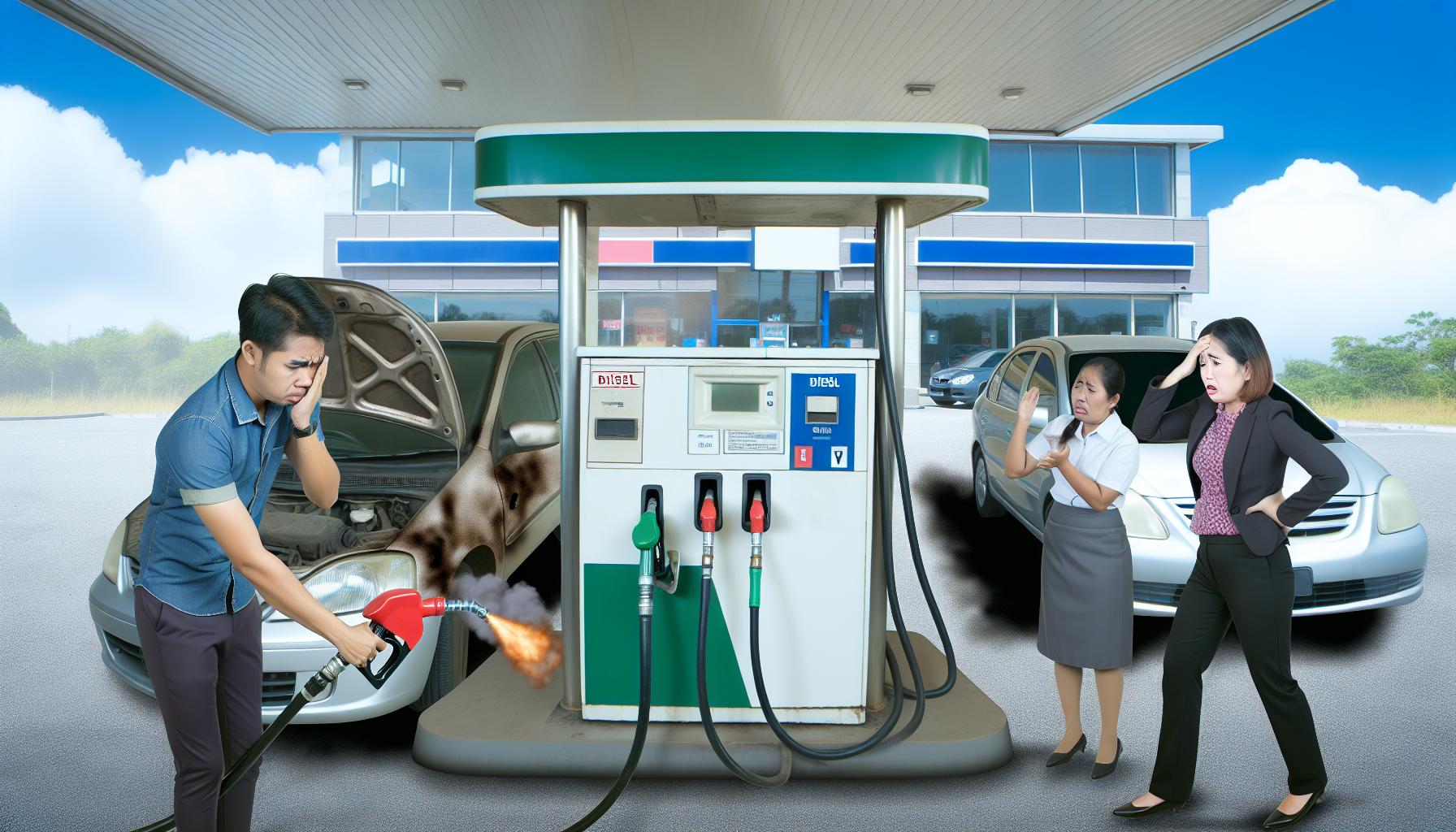 Natankování nesprávného paliva a jeho důsledky