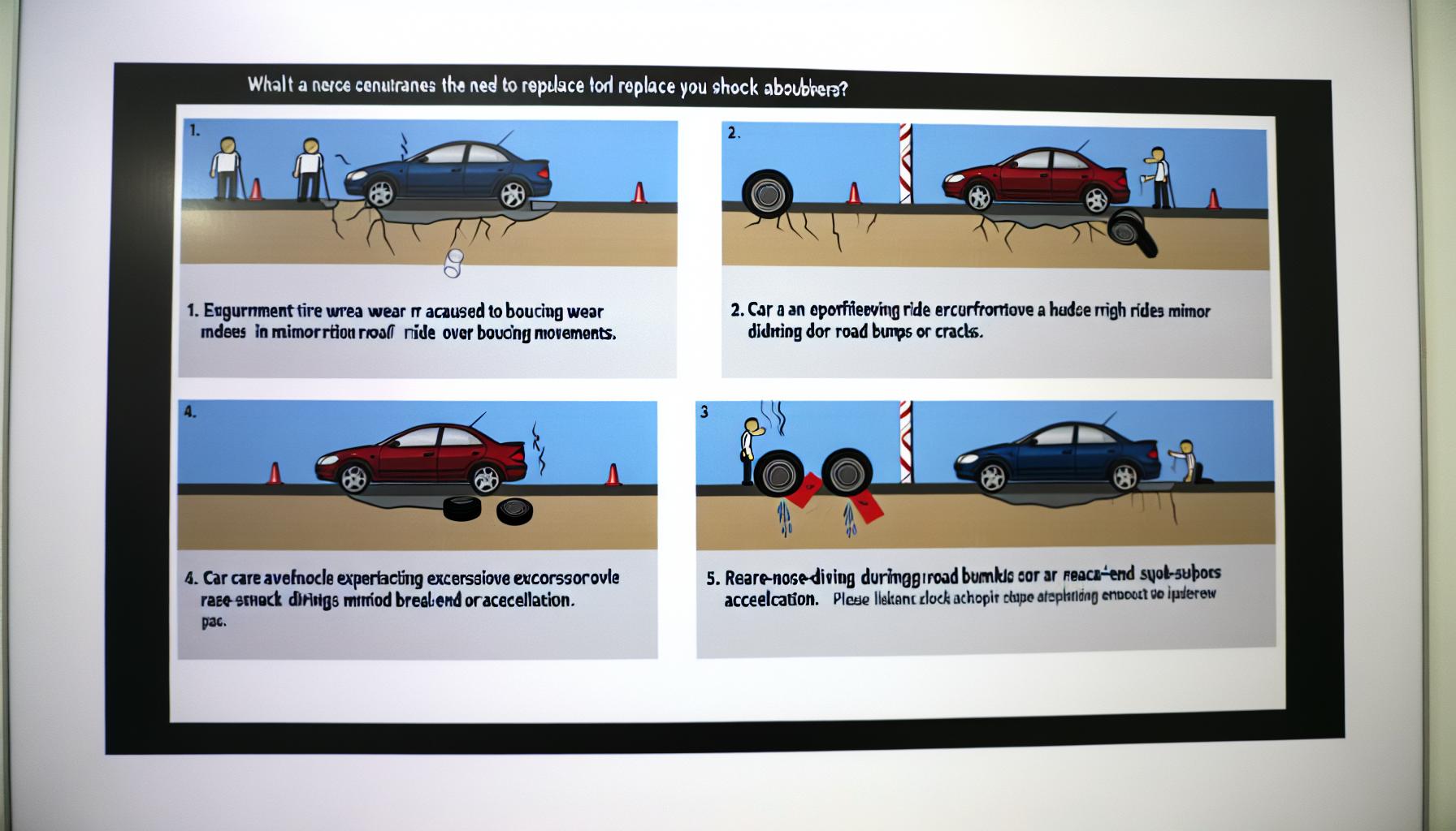 Jak rozpoznat potřebu výměny tlumičů