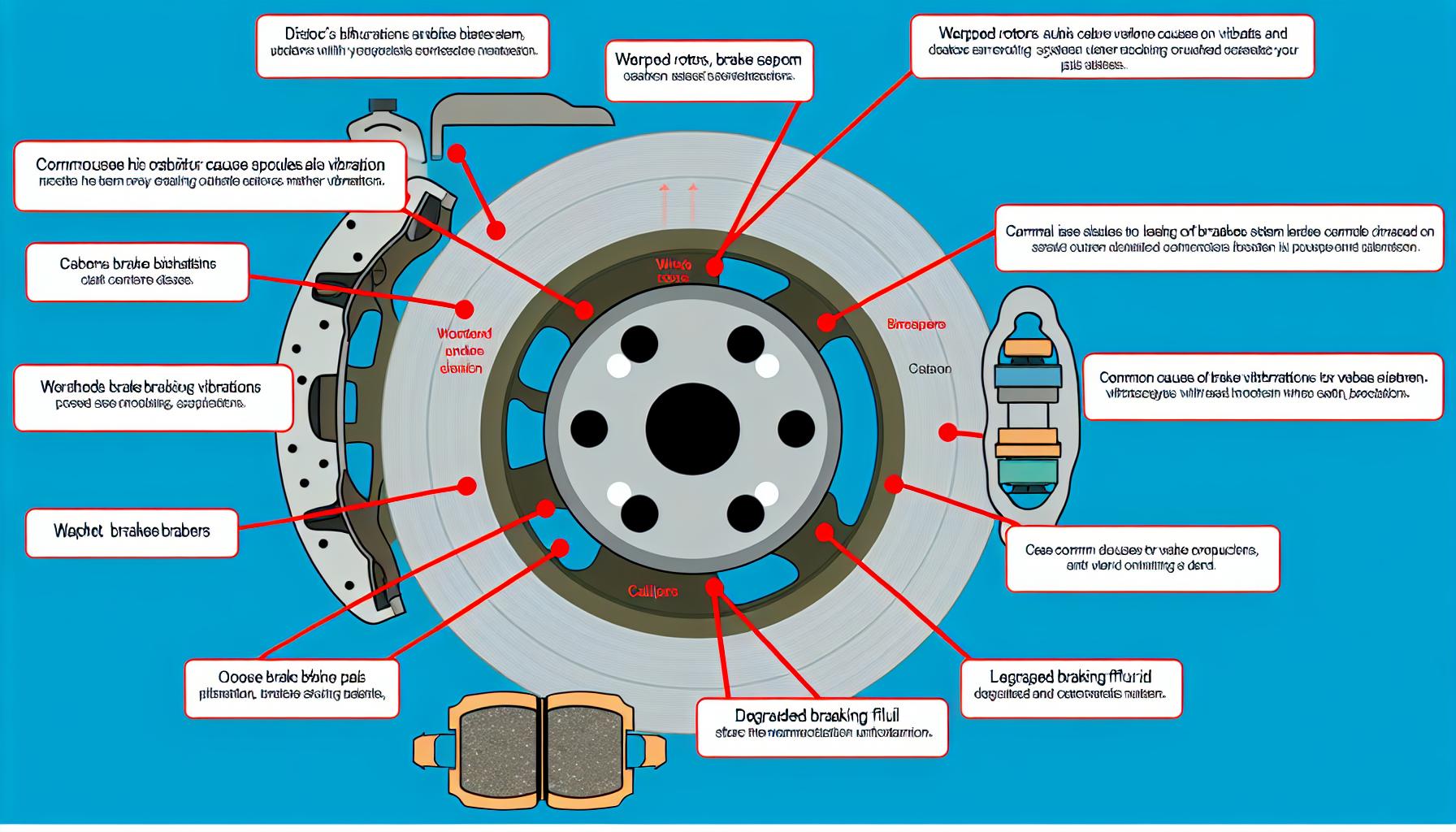 Vibrace brzd a jejich příčiny