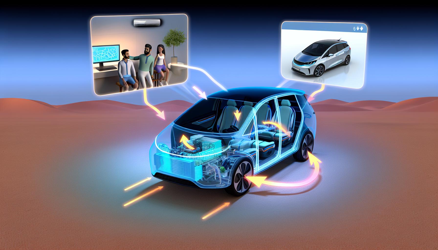 Výhody klimatizace v elektrických vozidlech