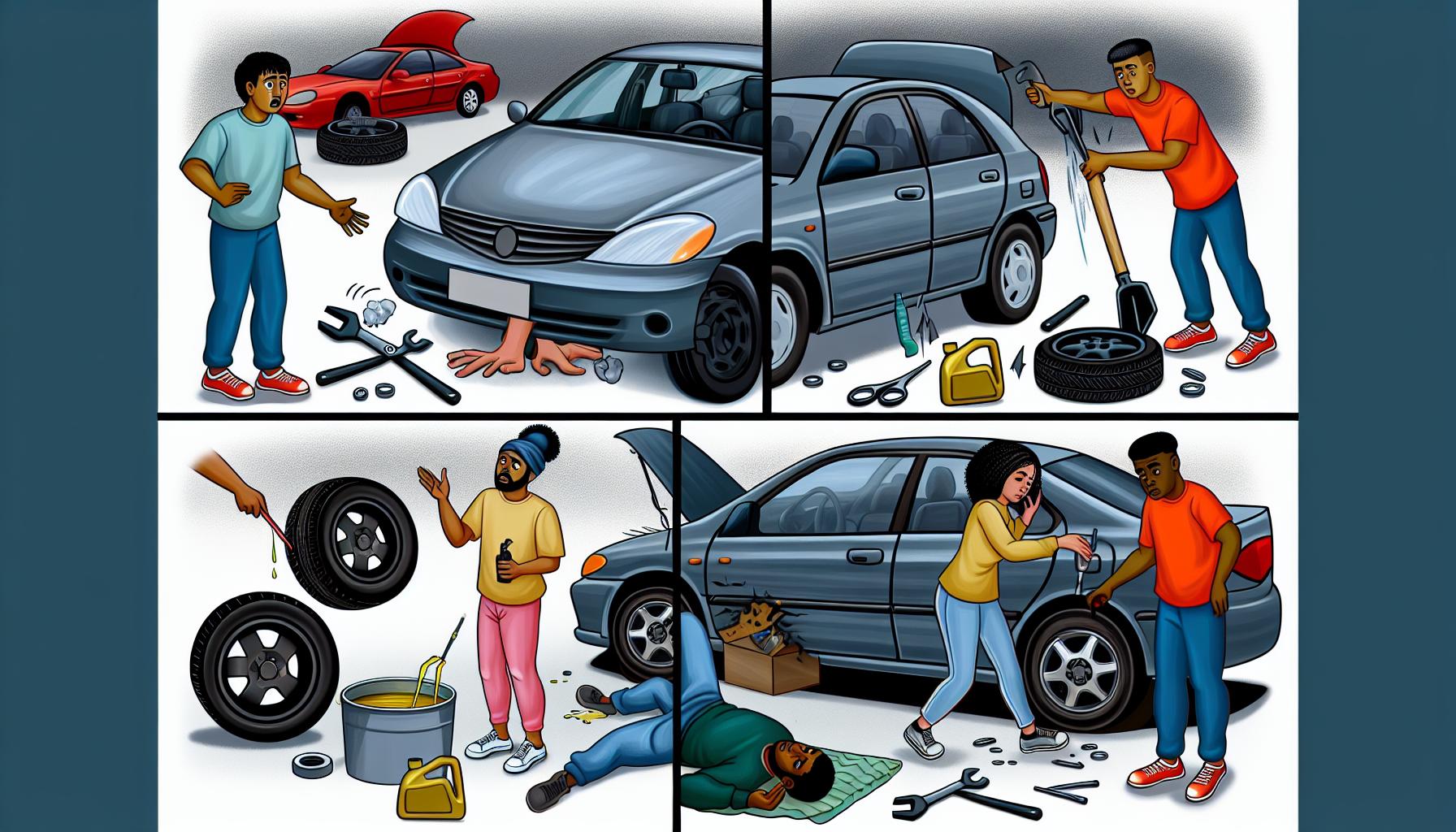 Nejčastější chyby při údržbě vozidla