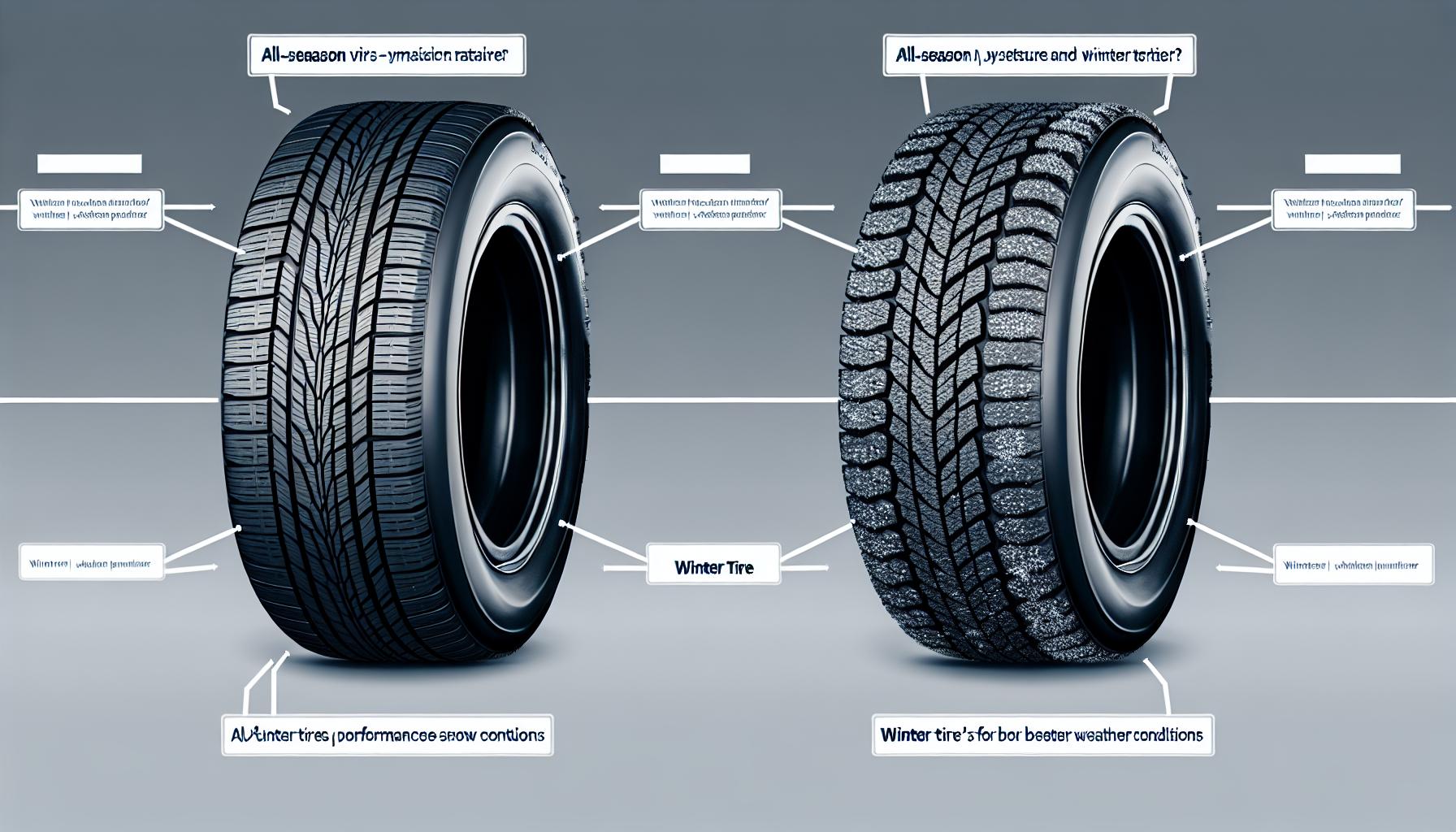Jaké jsou rozdíly mezi zimními a celoročními pneumatikami?